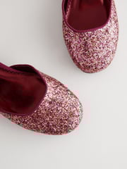 Purple Glitter Platform Heel Occasion Shoes - Image 4 of 7