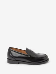 Black Leather Loafers - Image 2 of 4