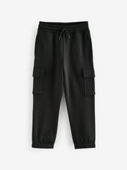 Black/Grey Regular Fit Slim Cargo Joggers 2 Pack (3-16yrs) - Image 3 of 7