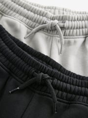 Black/Grey Regular Fit Slim Cargo Joggers 2 Pack (3-16yrs) - Image 5 of 7