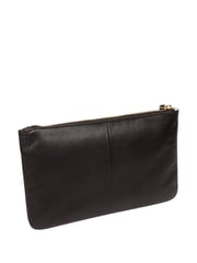 Pure Luxuries London Arlesey Leather 100% Cotton Clutch Bag - Image 3 of 5