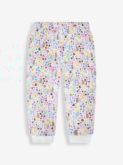 JoJo Maman Bébé Cream 2-Pack Hedgehog Jersey Pyjamas - Image 8 of 10