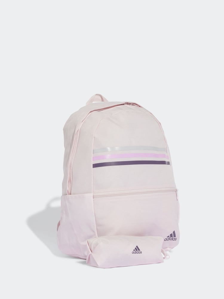 Pink - Adidas Classic Horizontal 3-Streifen Rucksack - Bild 1 von 6