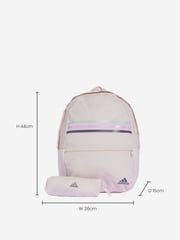 Pink - Adidas Classic Horizontal 3-Streifen Rucksack - Bild 6 von 6