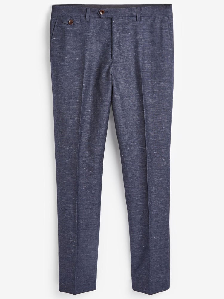 Slim Fit Joules Wool/Linen Suit: Trousers - Image 2 of 2 Slim Fit Joules Wool/Linen Suit: Trousers - Image 2 of 2