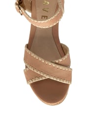 Ravel Natural Cross-Over Platform Sandals - Image 4 of 4