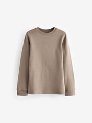 Neutral Thermal Long Sleeve Tops 2 Pack (2-16yrs) - Image 3 of 5