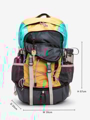 Orange Colourblock Next Active Sports 30L Hiking Bag With Waterproof Cover - Image 4 of 12