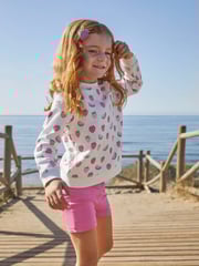 JoJo Maman Bébé Summer Ditsy Pink Floral 2-Pack Shorts - Image 5 of 5