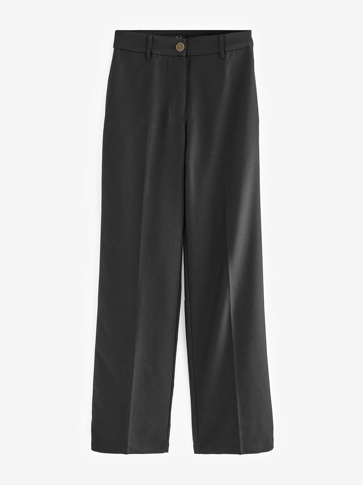 Pour Moi Black Josephine Wide Leg Woven Trousers - Image 3 of 3