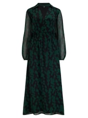 Pour Moi Green Willow Chiffon Long Sleeve Midaxi Shirt Dress - Image 3 of 4