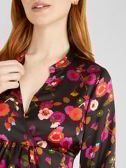 JoJo Maman Bébé Black Floral Maternity Blouse - Image 4 of 4