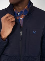 Crew Clothing Dittisham Borg Zip Fleece - Image 3 of 4