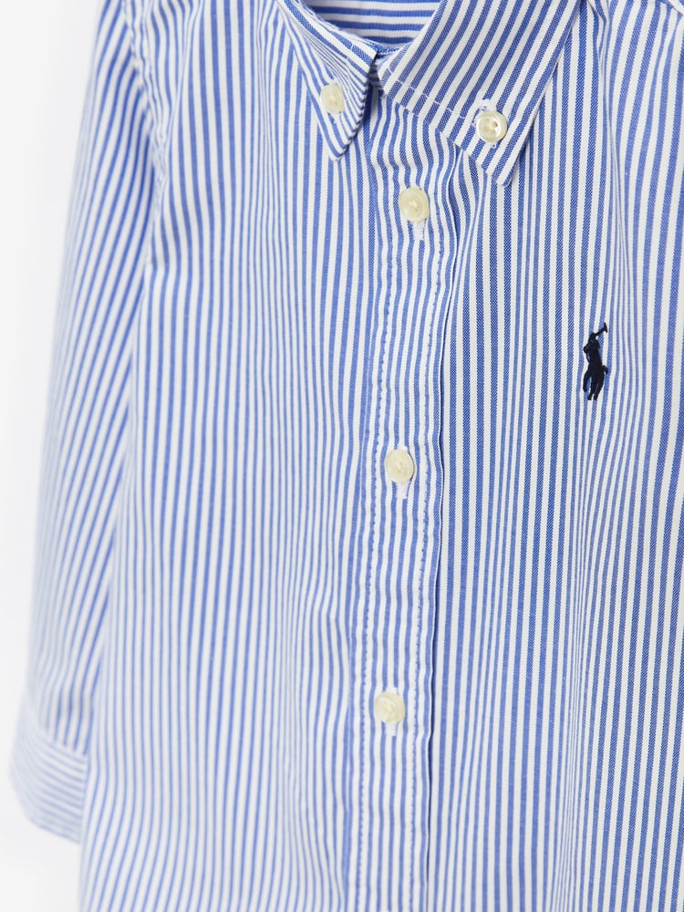 Polo Ralph Lauren Blue/White Baby Stripe Oxford Shirt - Image 3 of 3