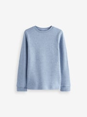 Blue/Navy Long Sleeve Thermal Tops 2 Pack (2-16yrs) - Image 2 of 5