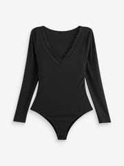 Black Next ThermoGen Lightweight Thermal Long Sleeve Bodysuit - Image 6 of 7