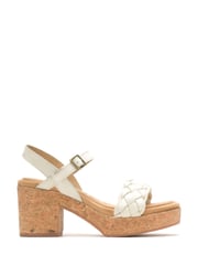 Hush Puppies White Poppy Strap Sandals - Image 1 of 5