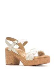 Hush Puppies White Poppy Strap Sandals - Image 3 of 5