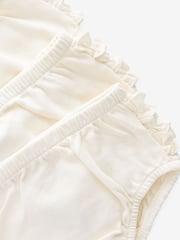 Cream 100% Cotton Baby Knickers 3 Pack (0mths-2yrs) - Image 4 of 4