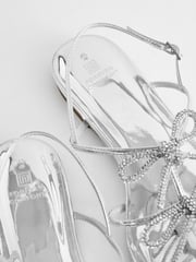 Silver Forever Comfort ® Bow Slingback Sandals - Image 5 of 5