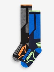 Black Ski Socks 2 Pack - Image 1 of 3