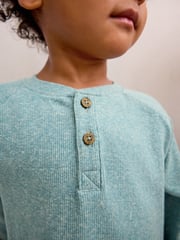 Neutral/Blue/Grey 3 Pack Relaxed Fit Pyjamas (9mths-8yrs) - Image 3 of 11
