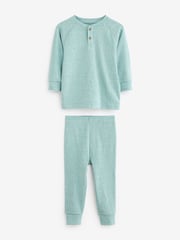 Neutral/Blue/Grey 3 Pack Relaxed Fit Pyjamas (9mths-8yrs) - Image 9 of 11