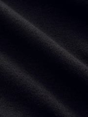 Black Soft Touch Cosy Zip Detail Jumper Dress - Image 6 of 6