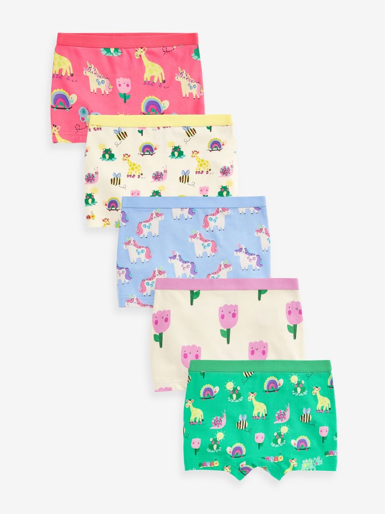 Bright Shorts 5 Pack (2-16yrs) - Image 1 of 8