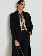 Black Revere Collar Coat - Image 1 of 7