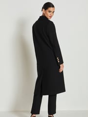 Black Revere Collar Coat - Image 3 of 7