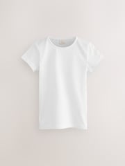 White 100% Cotton Gym School T-Shirts 2 Pack (3-16yrs) - Image 4 of 6