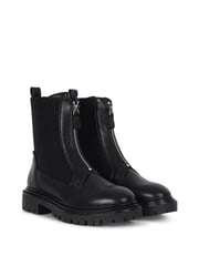 Linzi Black Della Ankle Boots With Zip Detail - Image 3 of 4