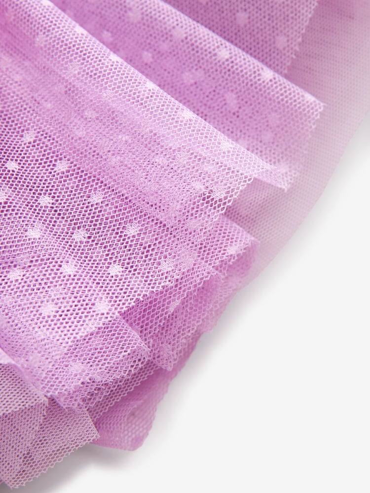 Lilac Purple Mesh Party Dress (3mths-7yrs) - Image 7 of 7