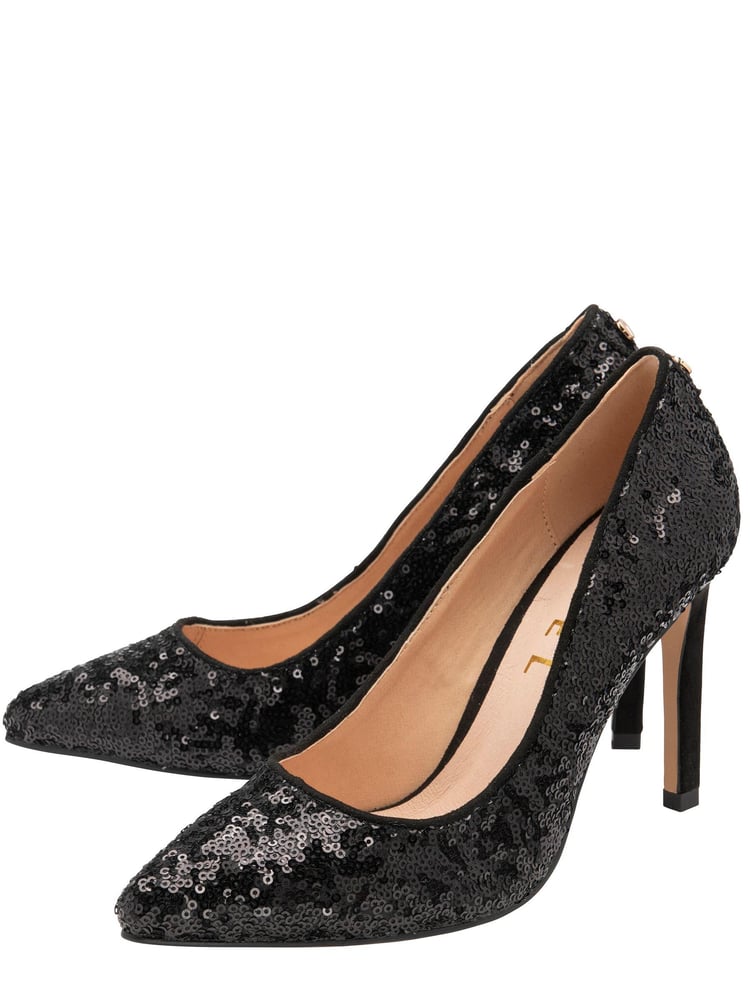 Ravel Black Stiletto-Heel Court Shoes - Image 2 of 4
