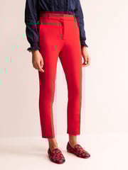 Boden Red Highgate Ponte Trousers - Image 1 of 5