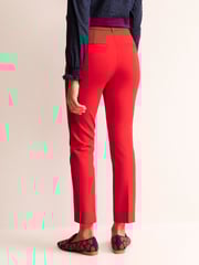 Boden Red Highgate Ponte Trousers - Image 2 of 5