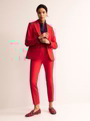 Boden Red Highgate Ponte Trousers - Image 3 of 5
