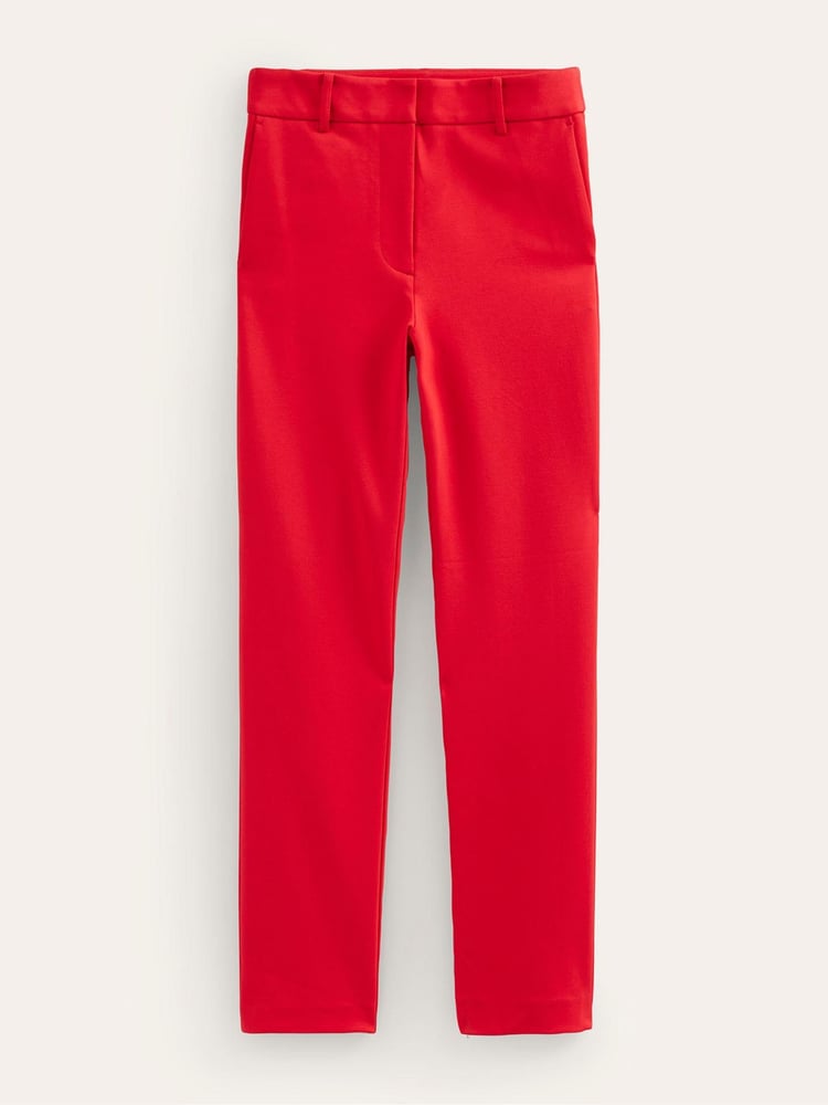 Boden Red Highgate Ponte Trousers - Image 5 of 5