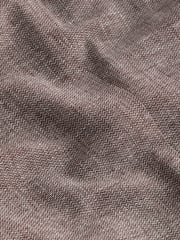 Brown Slim Fit Textured Linen Blend Blazer - Image 7 of 11