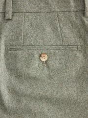 Green Tailored Fit Nova Fides Italian Wool Blend Suit: Trousers - Image 8 of 8