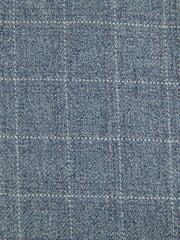 Light Blue Check Suit Waistcoat - Image 5 of 5