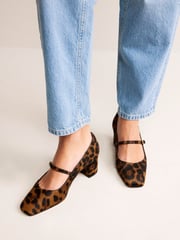 Boden Animal Block Heel Mary Jane Shoes - Image 1 of 4