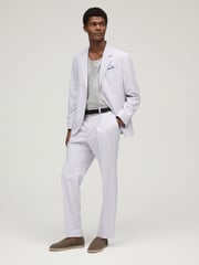 Lilac Purple Relaxed Fit Motionflex Stretch Suit Trousers - Image 2 of 8