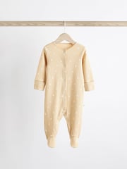 Multi Baby Cotton Sleepsuits 3 Pack (0-2yrs) - Image 7 of 11