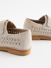 Stone Neutral Woven Loafers - Image 4 of 5