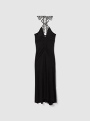 Reiss Black Bodycon Jersey Maxi Dress - Image 2 of 6