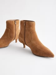 Tan Brown Forever Comfort® Stud Detail Ankle Boots - Image 5 of 5