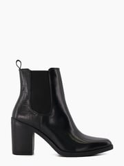 Dune London Black Promising Chelsea Western Ankle Boots - Image 1 of 5