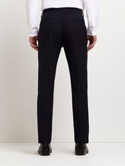 River Island Dark Blue Skinny Twill Suit Trousers - Image 2 of 4